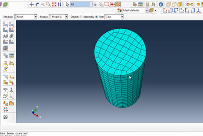 آموزش نحوه مش بندی صحیح در نرم افزار آباکوس abaqus
